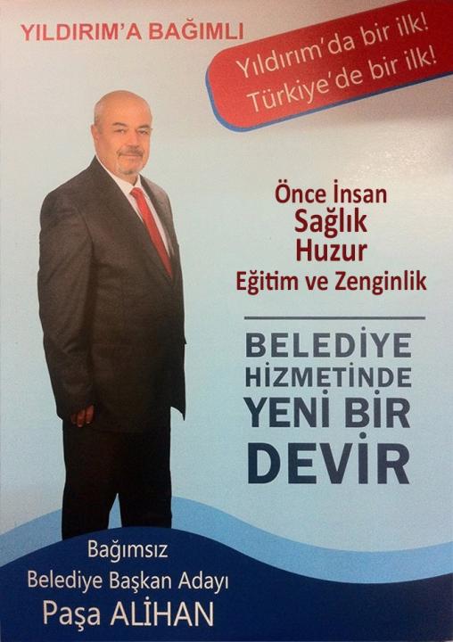 Yıldırım Belediye Başkan Adayı Paşa Alihan Seçmenlerine Seslendi